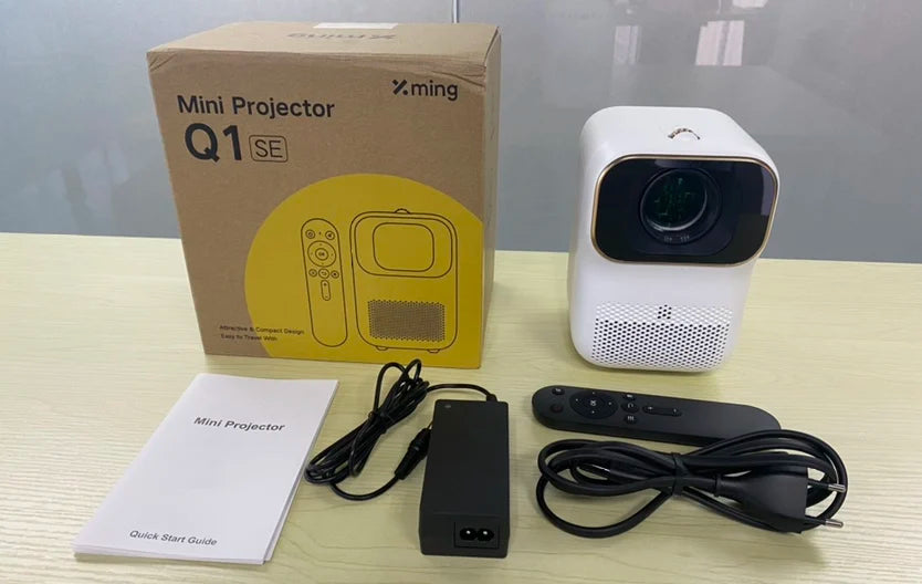 [Big Sale ]HOT SALE Wupro X Formovie Fengmi XMING Q1 SE Mini Led Native 1080p Full HD Projector Home Mini  Portable Projector