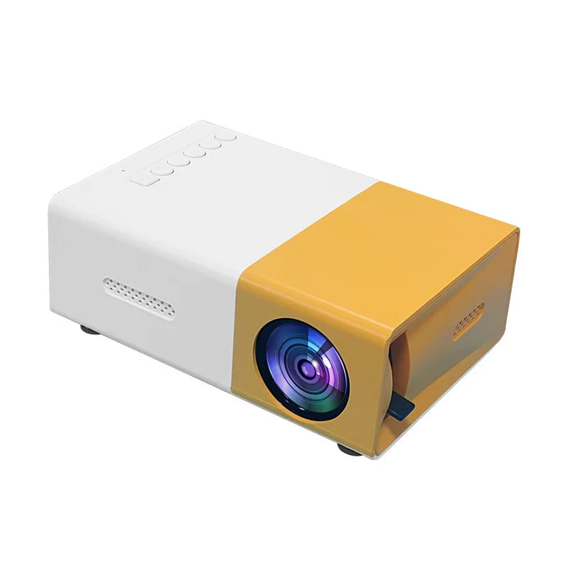 Newest YG300 Mini Portable Projector HD  Wireless Home Cinema Outdoor Movie LCD Support Wireless BT Connection