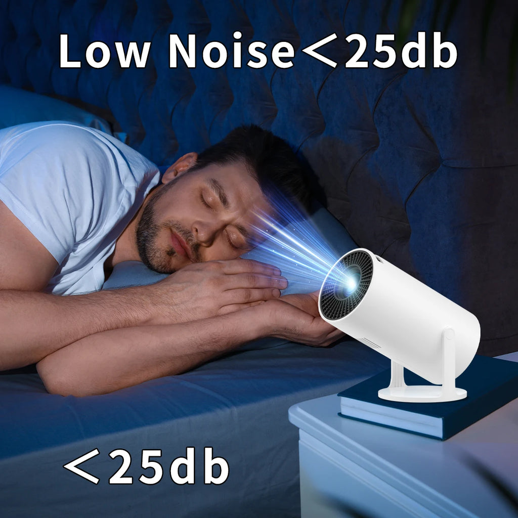 Wholesale Android 12 HY300 Pro Full Hd Projectors Home Theater Outdoor Proyector Mobile Phone Smart Tv Mini Portable Projector