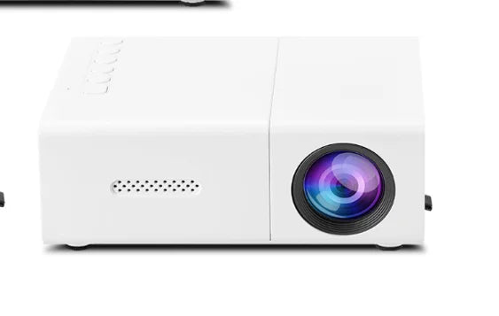 Hot Selling YG300 Yellow White Projector for Home Use  High-definition Mini Portable Projector for Bedroom Wall Projection