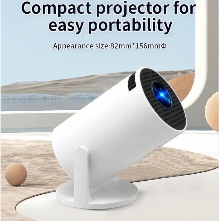Factory Projectors HY200 Pro Smart WIFI Mirror Screen Mini Portable Projector Android 11 Mobile Phone Video Proyector
