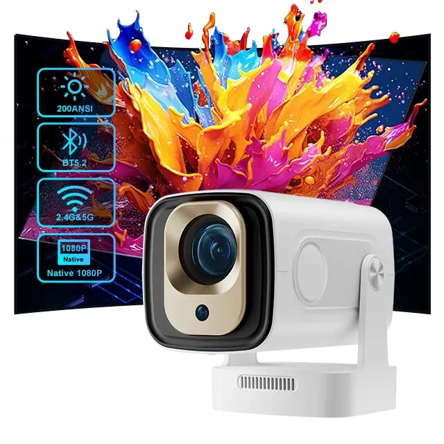 Factory Mini Portable Projector 1080p HY260 Pro Smart Projector Cinema Theater HY260pro Multimedia Projector