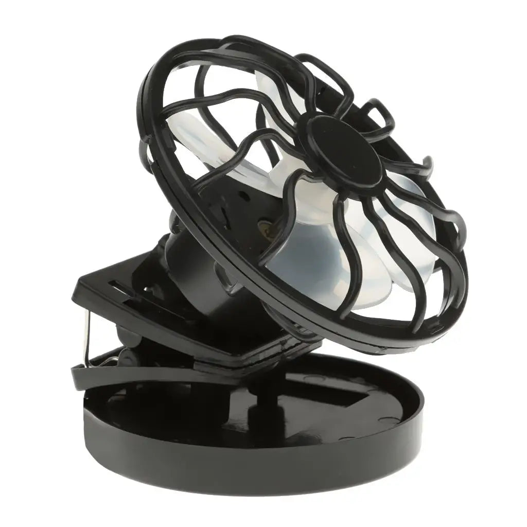 Mini Fan Rechargeable Solar Energy Fan Portable Small Cooling Fan with Clip for Outdoor Use