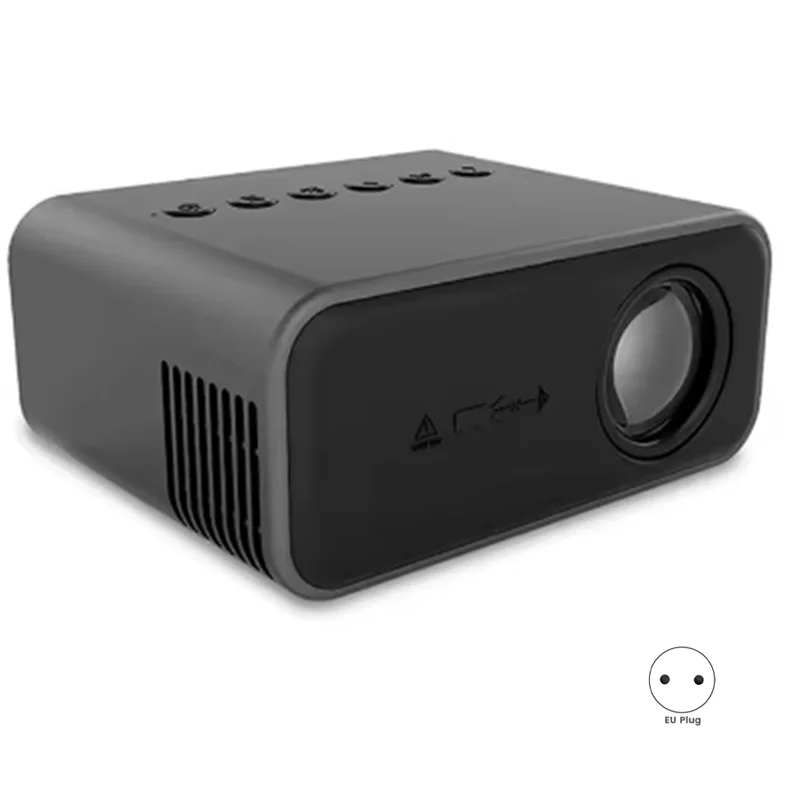 B50B-Mini Projector Portable Home Projector 8K HD Projector Indoor Entertainment Bedroom Game Theater Children's EU Plug