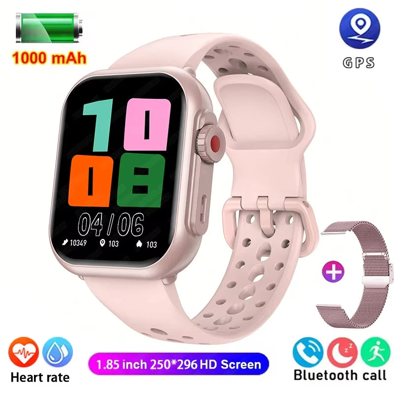 2026 New Women Watch Ultra 2 SE Smart Watches 1000mAh 1.85"AMOLED Full Touch Screen BT Call Smartwatch For IOS Android Gift