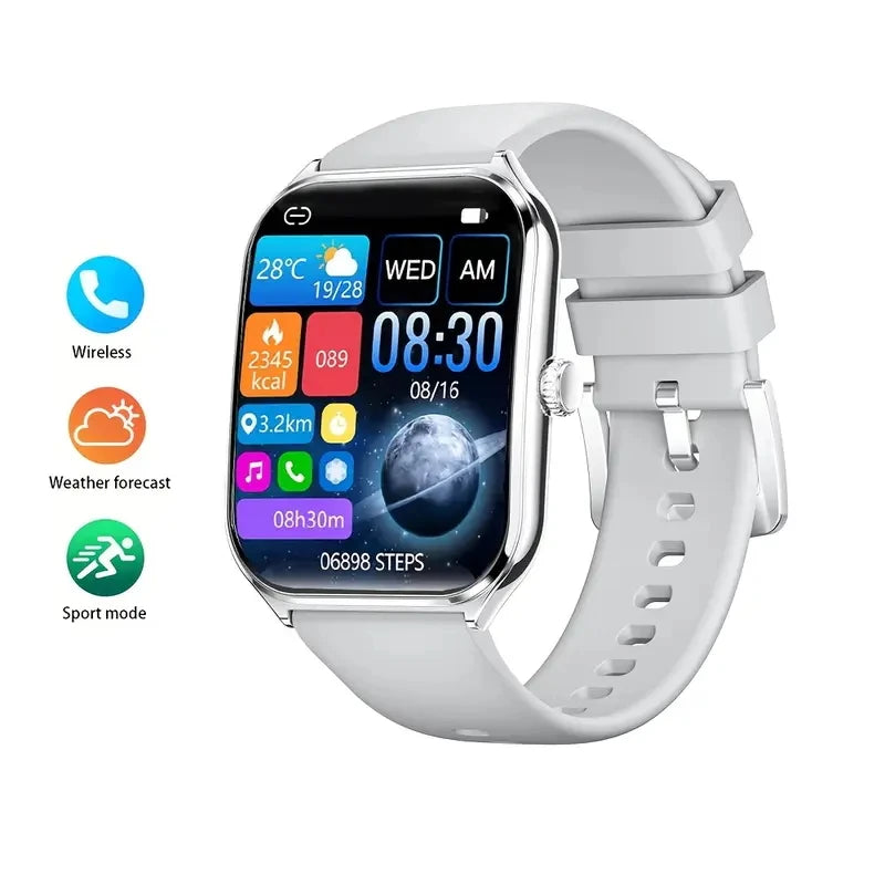 2026New Ultra Thin Smart Watch men 1.96" AMOLED 360*360 HD Pixel Display Always Show Time Call Reminder Smartwatch Ladies
