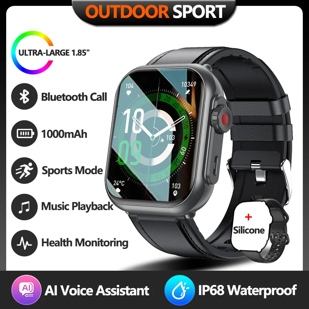 Watch Ultra 2 SE Smart Watch Men Women 1000mAh Bluetooth Call Sports Fitness Bracelet IP68 Waterproof Smartwatch IOS
