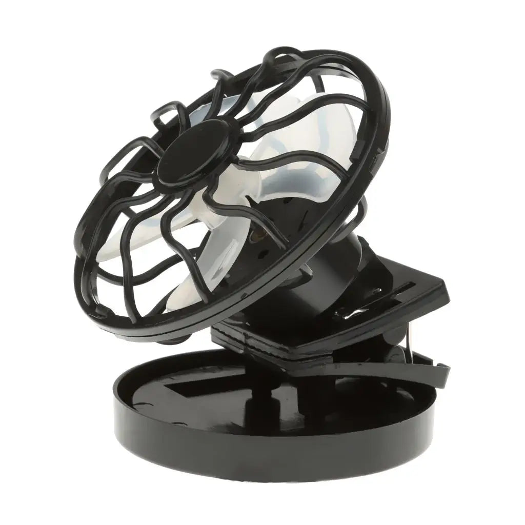 Mini Fan Rechargeable Solar Energy Fan Portable Small Cooling Fan with Clip for Outdoor Use