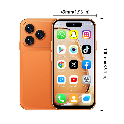 2026 new ONEMYTH Orange A18 Pro, 4.0 inches, Android 12.0 system, 2000mAh battery, 4G network dual SIM cards, mini smartphone