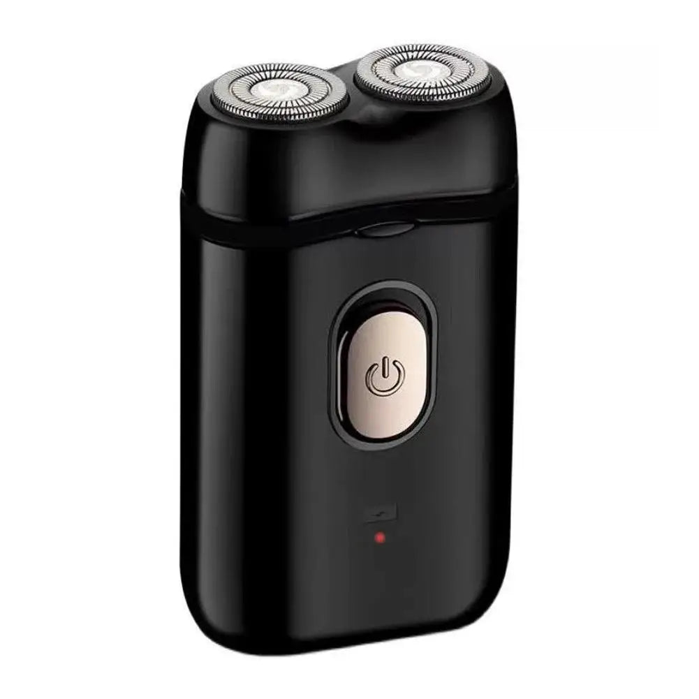 USB Rechargeable Electric Shaver for Men Portable Waterproof Mini Travel Rotary Razor