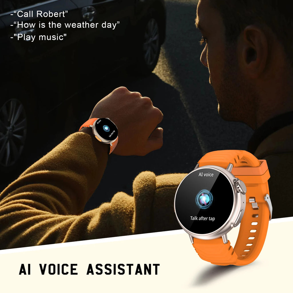 1.52'' HD Display Smart Watch Ultra With Sport Fitness Tracker with Health Tracking,Waterproof,120+ Sport modes for Women men