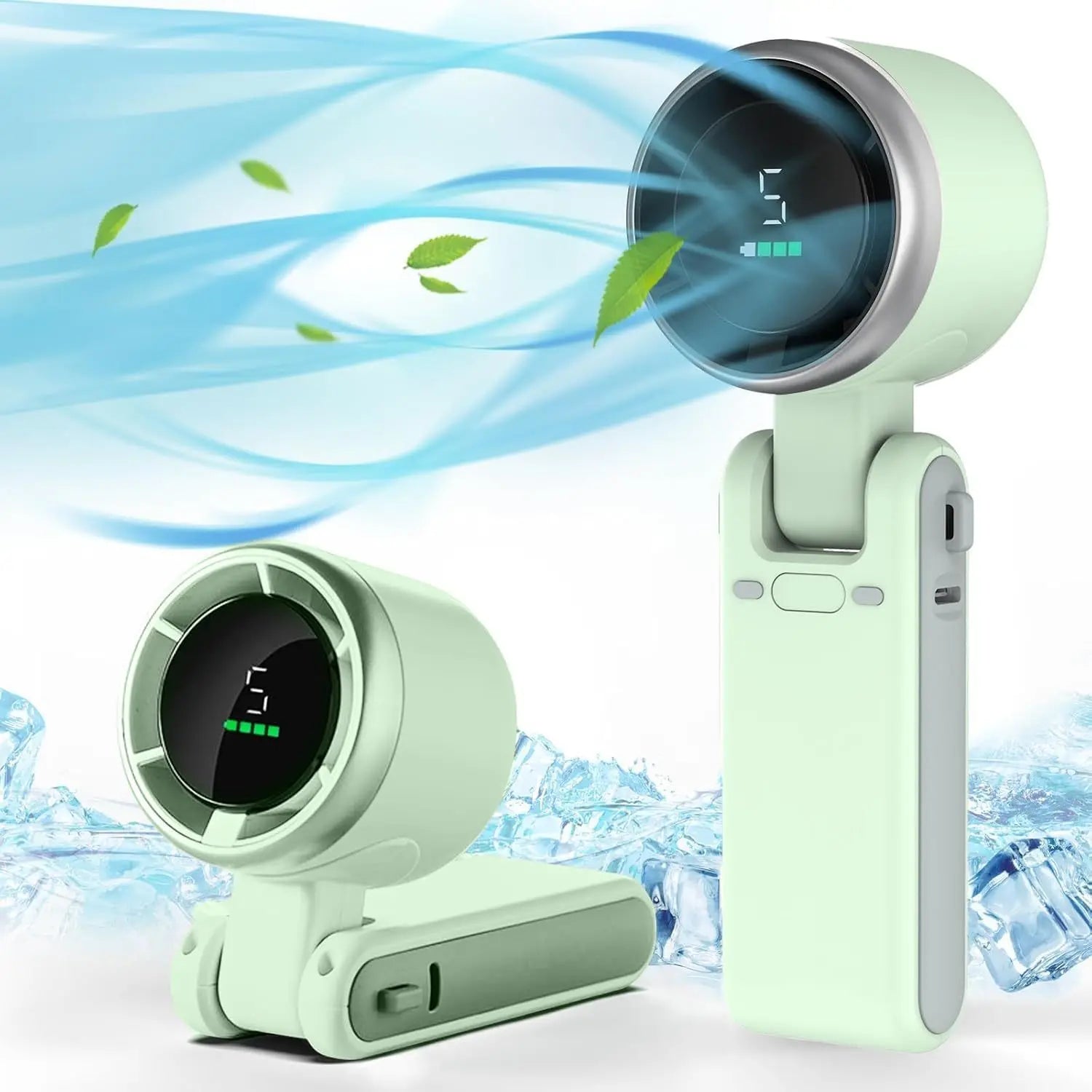 Rechargeable Lithium Battery USB Charging Travel Mini Fan ventilateur de cou ventilador de cuello handheld fan fan rechargeable