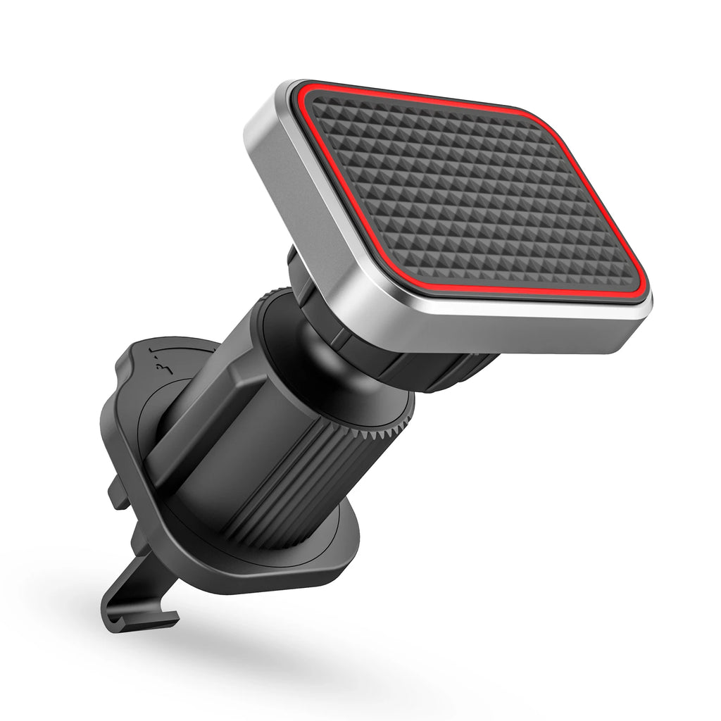 Magnetic Car Phone Holder Vent 2025 Upgrade 6X Strong Magnets, Universal Mobile Phone Mount Hook, 360 Rotating Air Vent Cradle