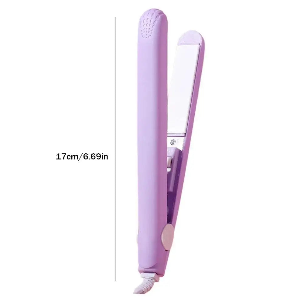 Mini Hair Straightener, Multi-color Splint, Quick Heating, Non-damaging Ceramic Plate, Bangs Clip, Curling and Straightening