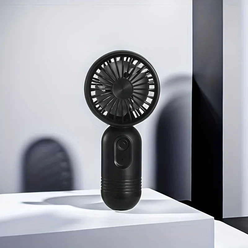 2025 USB Mini Rechargeable Portable Fan with 3 Speed, Handheld Fan for Gift Choice, Perfect For Office, Outdoor, Travel, Camping