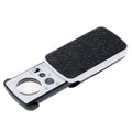 F92B Mini Multifunction 30X 60X 90X Pocket Magnifier with LED UV Light Portable