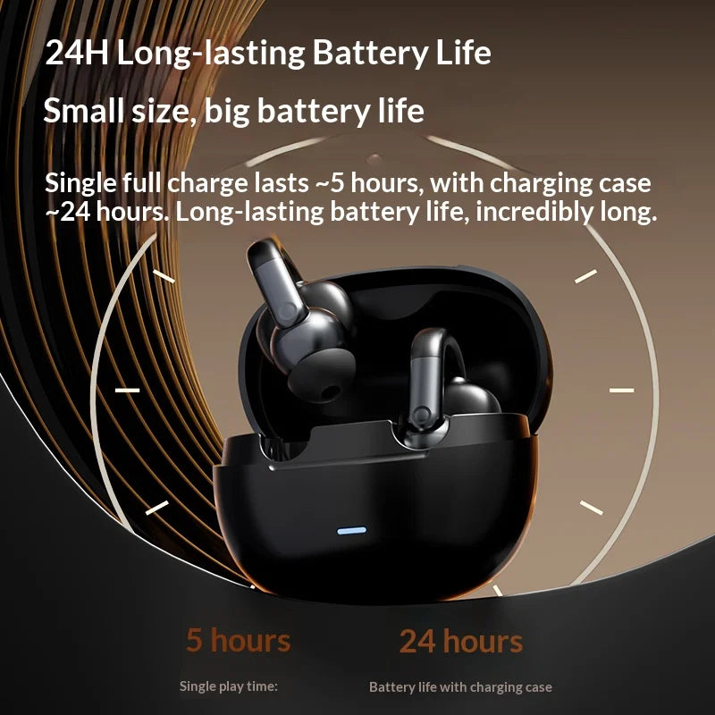 Monster D09 Wireless Bluetooth Earbuds - Earhook Design for Sports, Gaming, and Music - New Model