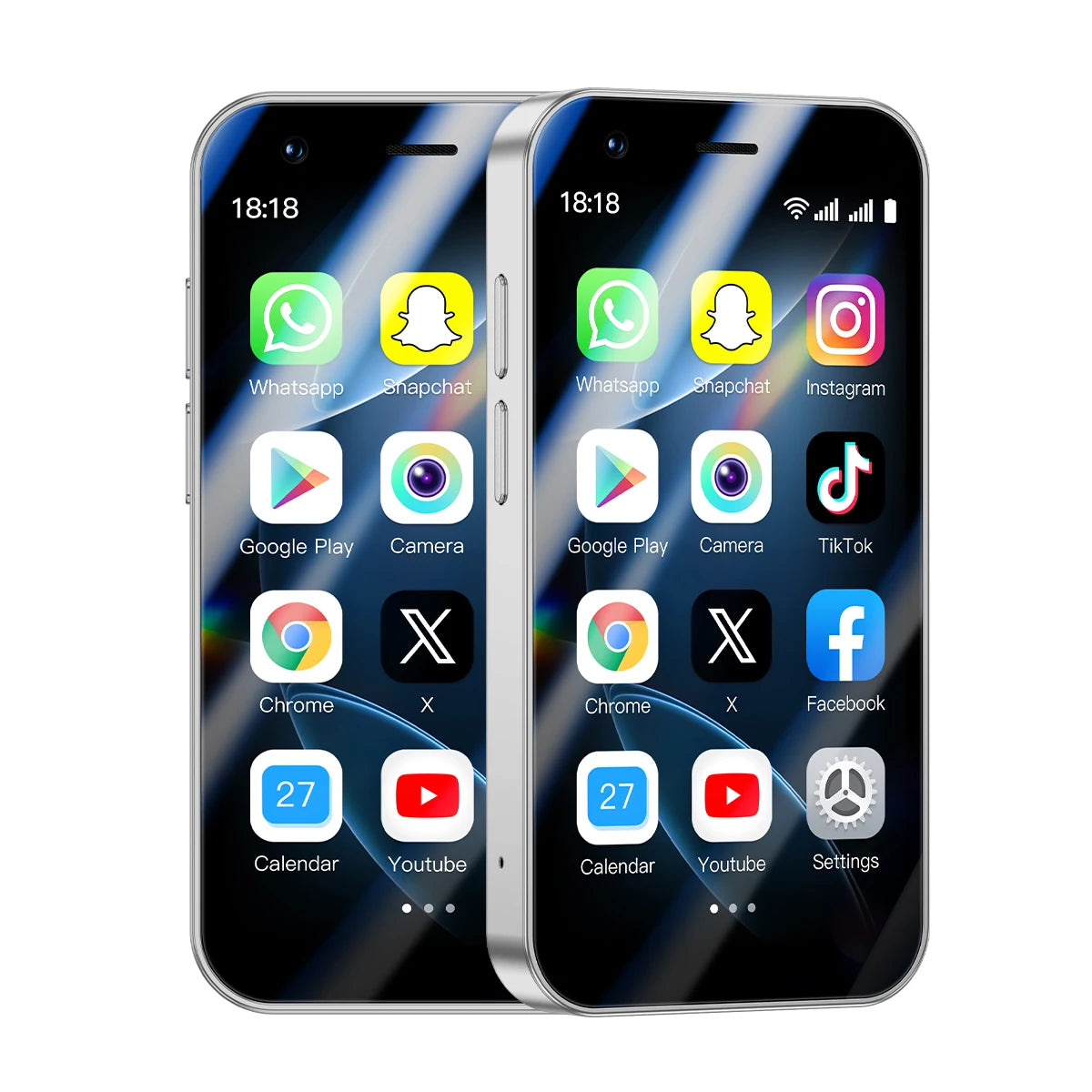 A17 Mini Smartphone 3.0-inch Android System Portable Pocket Phone Dual SIM Dual Standby Face Recognition Technology