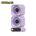 Rechargeable Battery Portable Mini Circulating Fan Quiet Operation Strong Airflow Rechargeable Personal Fan Low-Noise Design