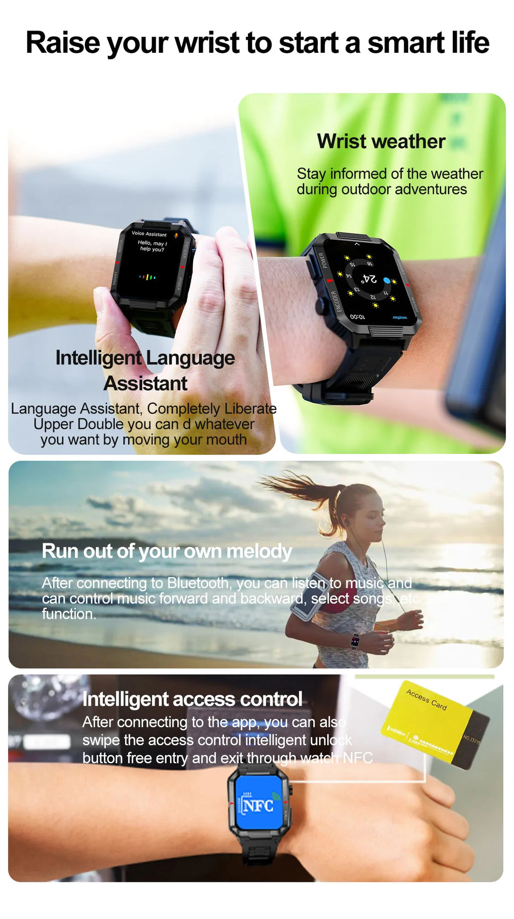 2025 new smart watch, all-round health monitoring, support Bluetooth calls, 1.99-inch high-definition large screen