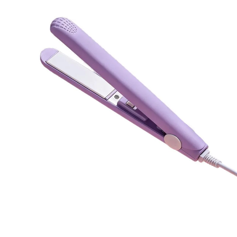 Mini Hair-Straightener Curly and Straight Hair Supplies Thermostatic Electric Ceramic Curling Iron National Standard Double Flat