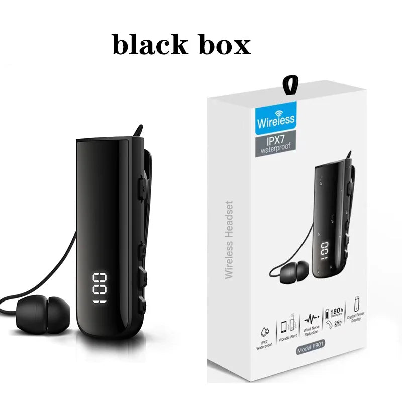 2023 Latest F901IPX8 Watertight Earphone Business Mini Noise Cancelling Wireless Bluetooth Earbuds Vibration Busniss Headphone