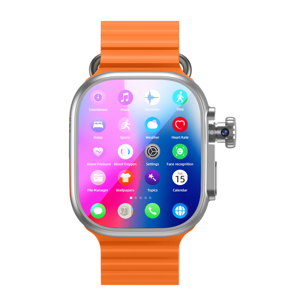 Ultra 4 Smartwatch 5G Full Netcom Touch ID 2.29inch Amoled Smart Watch With Rotary Camera GPS Position WIFI Infrared Sim Card