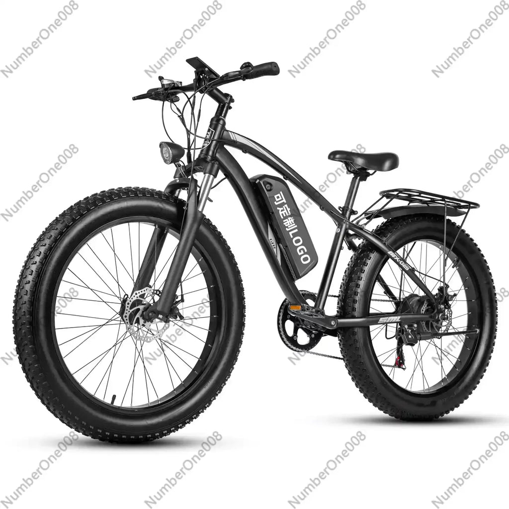 Electric bicycle 25km/h 48V lithium battery mountain bike adult lithium battery 26 inch two-wheeled battery car