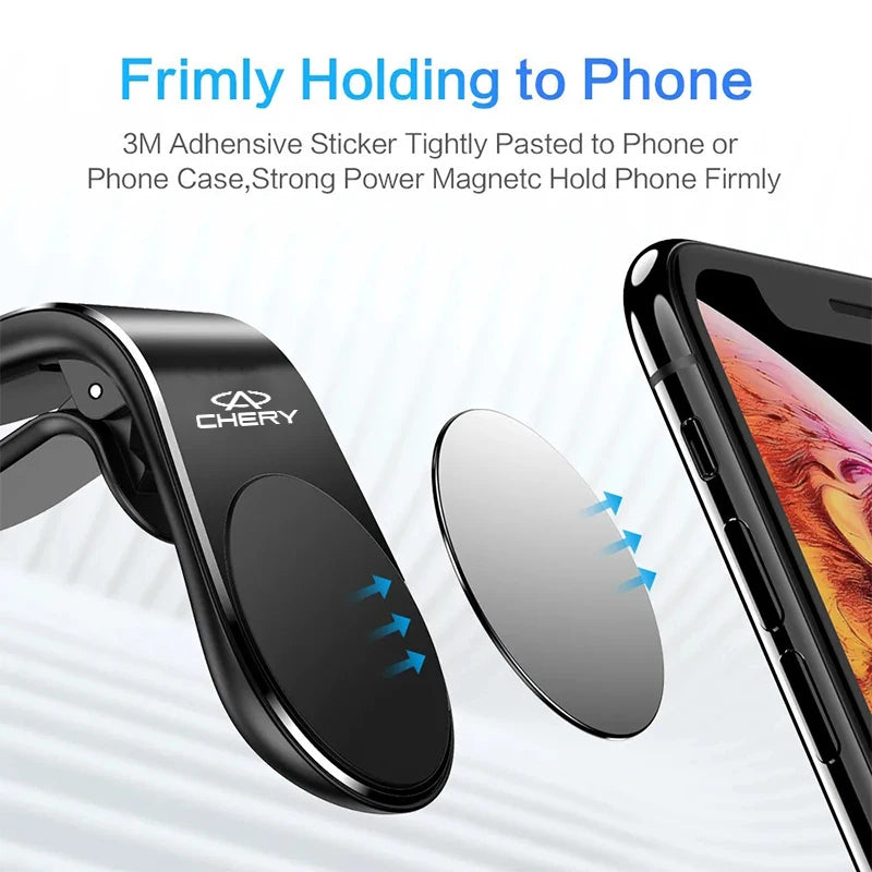 Magnetic Car Phone Holder Car Phone Stand Clip Mount For Chery Omoda Tiggo 7 Pro 4 3 Fulwin 2 Arrizo 6 QQ 5x X1 8 T11 Gx EQ7 E3