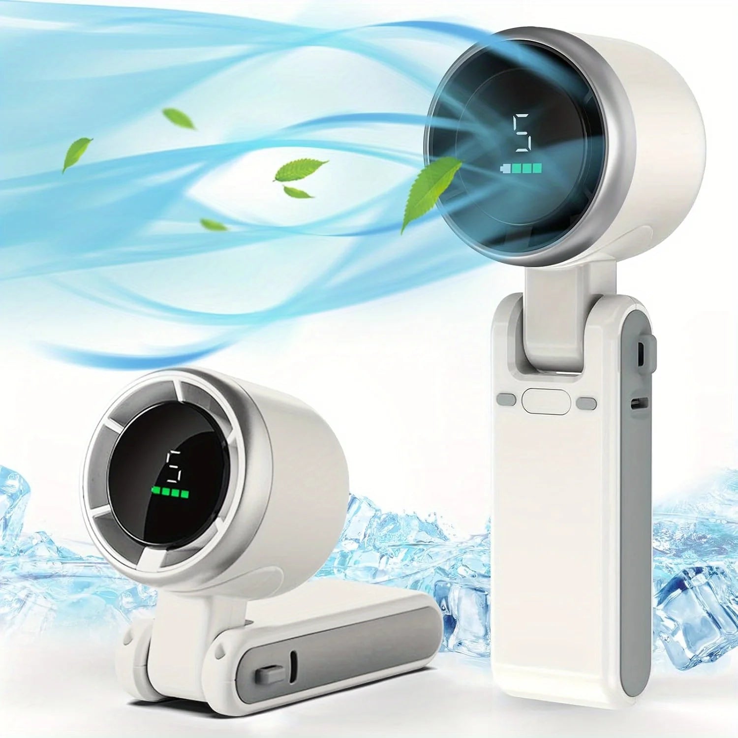 Rechargeable Lithium Battery USB Charging Travel Mini Fan ventilateur de cou ventilador de cuello handheld fan fan rechargeable