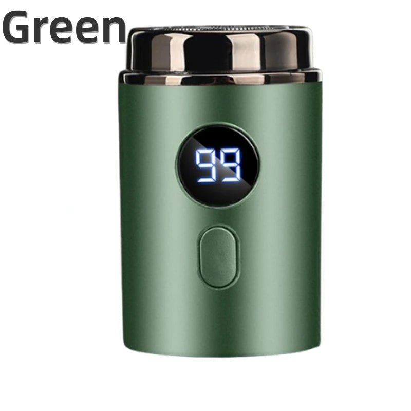 Men's Electric Shaver Usb Charge Mini Pocket Travel Razor Wet-Dry Comfortable Easy Travel Beard Body Hair Trimmer Pocket Razor