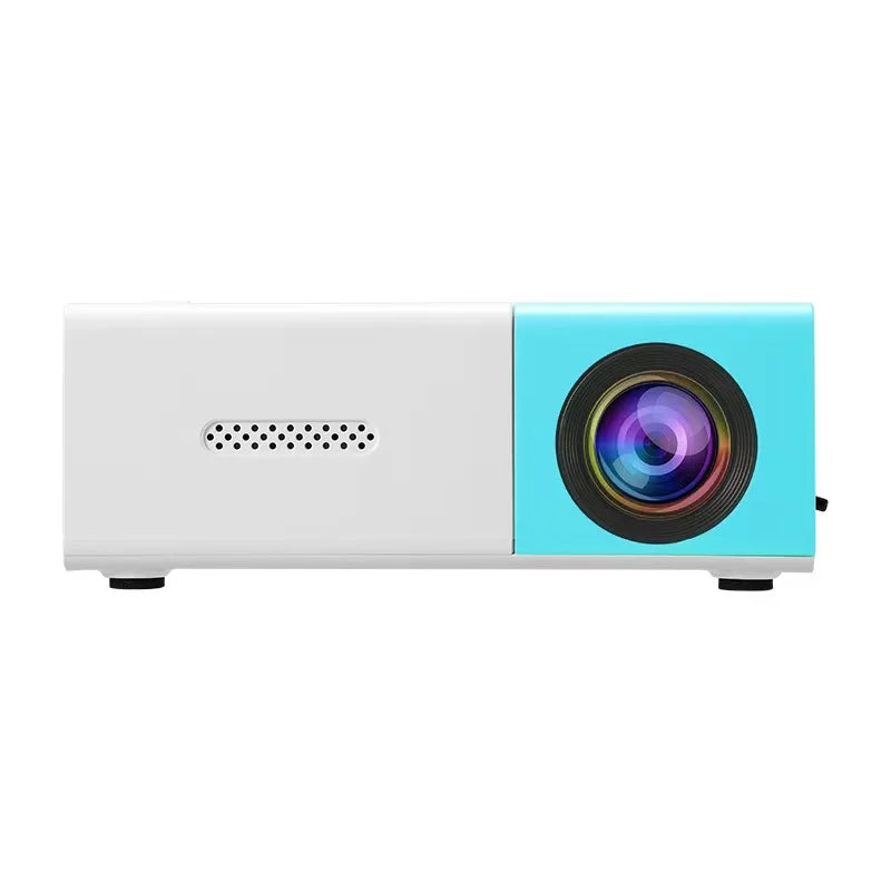 FOCABO YG300 Mini Portable Projector, 4K Audio-Visual, HD Smart LCD, Home Wall Projection