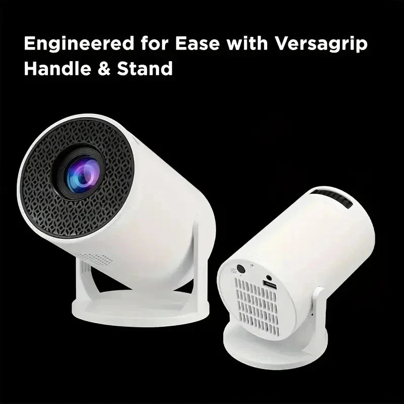 Mini M5 projector, supports 480P 50ANSI, Wireless Screen Mirroring,USB Plug,adjustable 180° projection angle,Glow Party Supplies