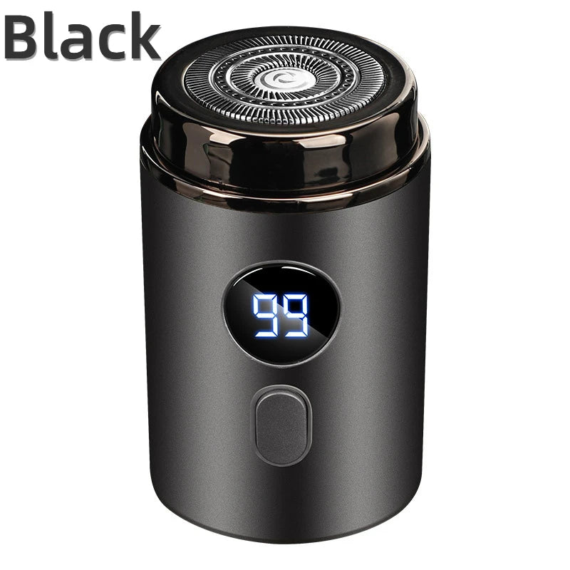 Men's Electric Shaver Usb Charge Mini Pocket Travel Razor Wet-Dry Comfortable Easy Travel Beard Body Hair Trimmer Pocket Razor