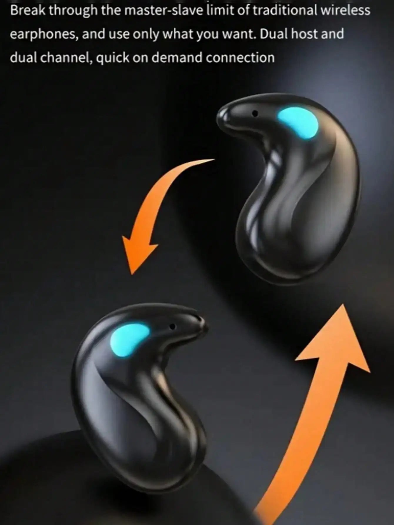 Sleep earphones, can be worn with side sleeping Bluetooth earbuds, high-definition call noise reduction, high fidelity stereo so