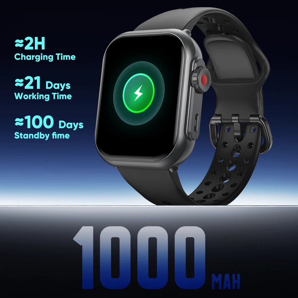 Watch Ultra 2 SE Smart Watch Men Women 1000mAh Bluetooth Call Sports Fitness Bracelet IP68 Waterproof Smartwatch IOS