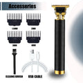 Professional Electric T9 Hair Clipper USB Cordless Beard Trimmer Haircut Grooming Kit Hair Cutting Machine for Stylists