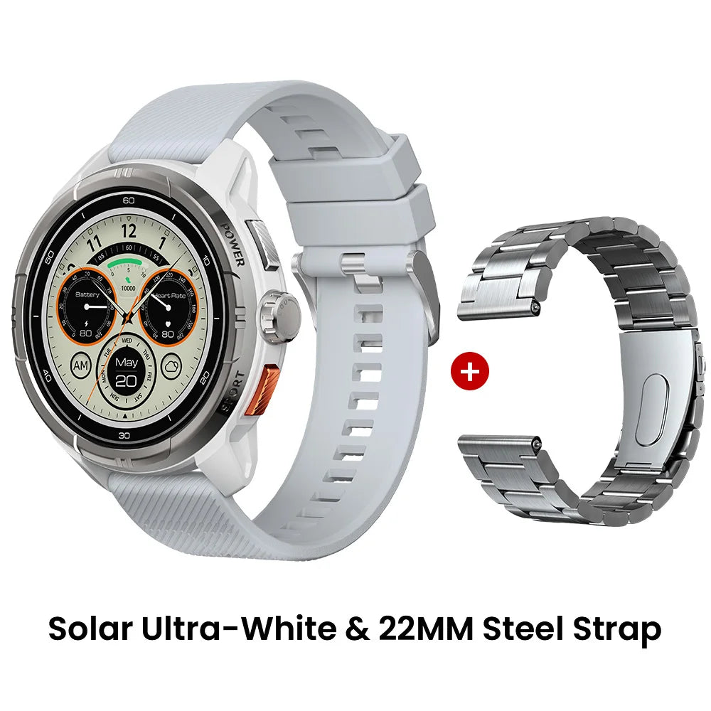 HAYLOU Solar Ultra GPS Smartwatch 1.6” AMOLED Display 5ATM Waterproof Built-in GPS Bluetooth Phone Calls Sports Smart Watch