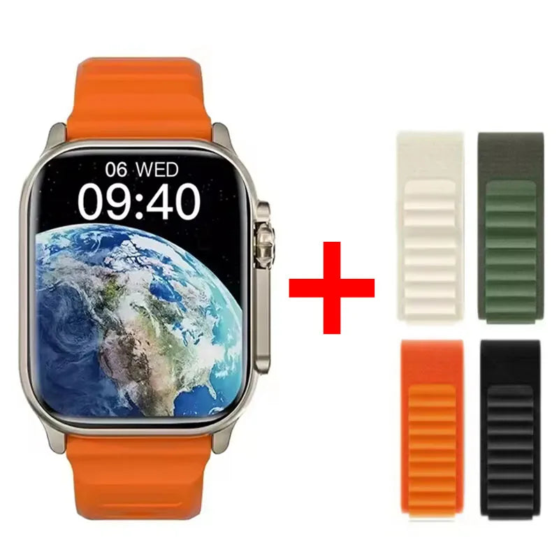 T900 Ultra Smart Watch 2.09" HD Screen 49mm Wireless Charging Bluetooth Call Fitness Smartwatch for Men Women Android IOS ﻿