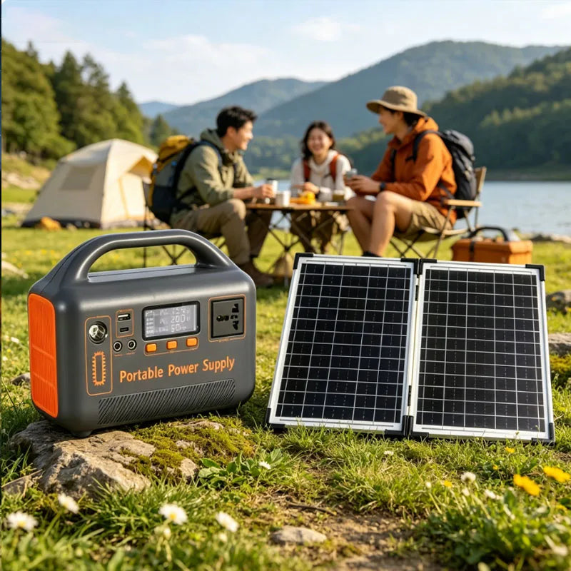 New 400W Portable Power Station 220V 192Wh LiFePO4 Power Bank  for Solar Generator Outdoor Energy Camping RV Backup Power Bank