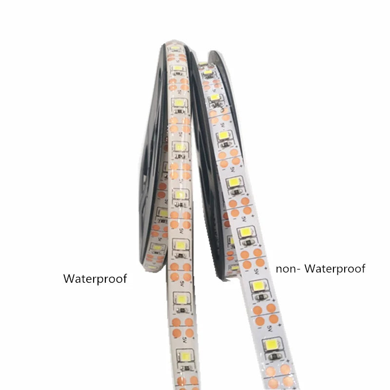 LED Strip Light RGB 2835 Flexible Lamp Tape Diode USB Cable 3 Key Control DC5V 1M 2M 3M 4M 5M Desk Screen TV Background Lighting