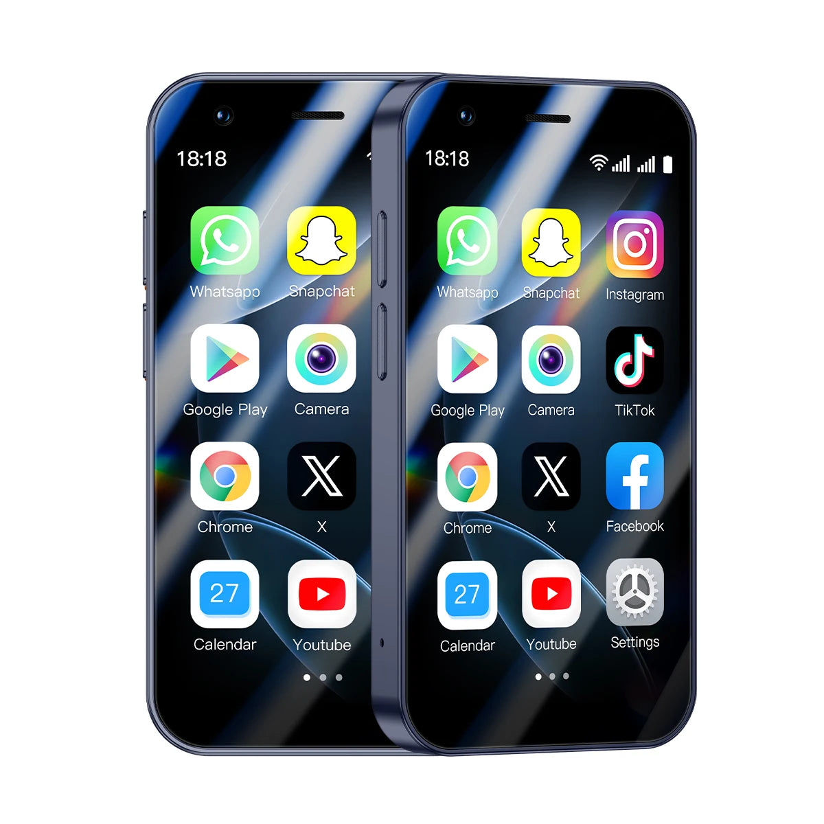 A17 Mini Smartphone 3.0-inch Android System Portable Pocket Phone Dual SIM Dual Standby Face Recognition Technology