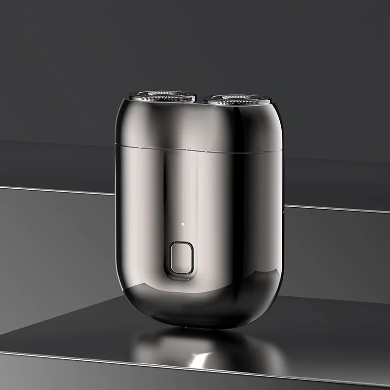 USB Rechargeable Men's Electric Shaver, Portable Waterproof, Whole Body Washable Travel Shaver for Daily & Travel