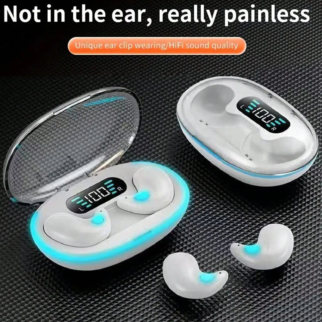 Sleep earphones, can be worn with side sleeping Bluetooth earbuds, high-definition call noise reduction, high fidelity stereo so