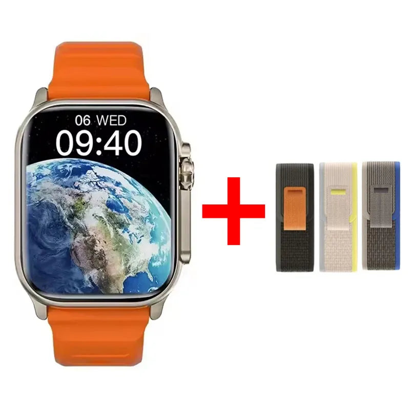 T900 Ultra Smart Watch 2.09" HD Screen 49mm Wireless Charging Bluetooth Call Fitness Smartwatch for Men Women Android IOS ﻿