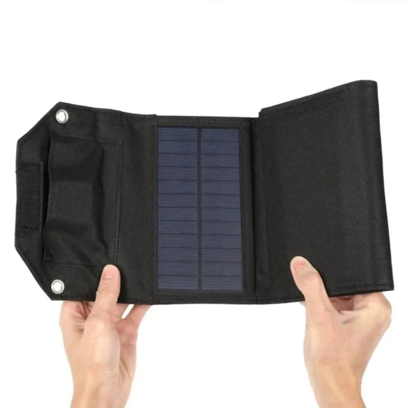 Portable 100W Foldable Solar Panel 5V USB Portable Folding Bag for Cell Phone Outdoor Waterproof Power Bank for Camping Hiking