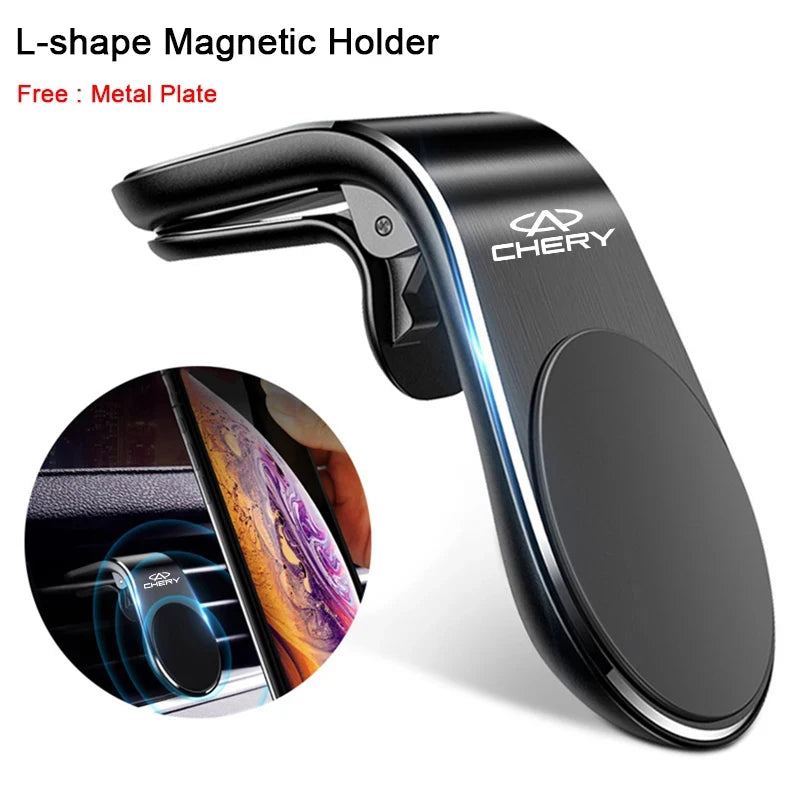 Magnetic Car Phone Holder Car Phone Stand Clip Mount For Chery Omoda Tiggo 7 Pro 4 3 Fulwin 2 Arrizo 6 QQ 5x X1 8 T11 Gx EQ7 E3