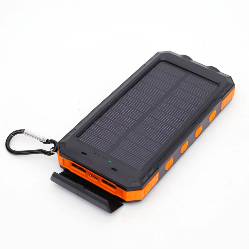 Solar Power Bank 50000mAh Portable Charging Poverbank External Battery Charger Strong Light LDE Light for All Smartphones