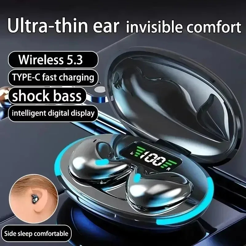 X55 Earphones Wireless Earphones Headphones Noise Reduction Sport Game Sleep Bluetooth Earbuds