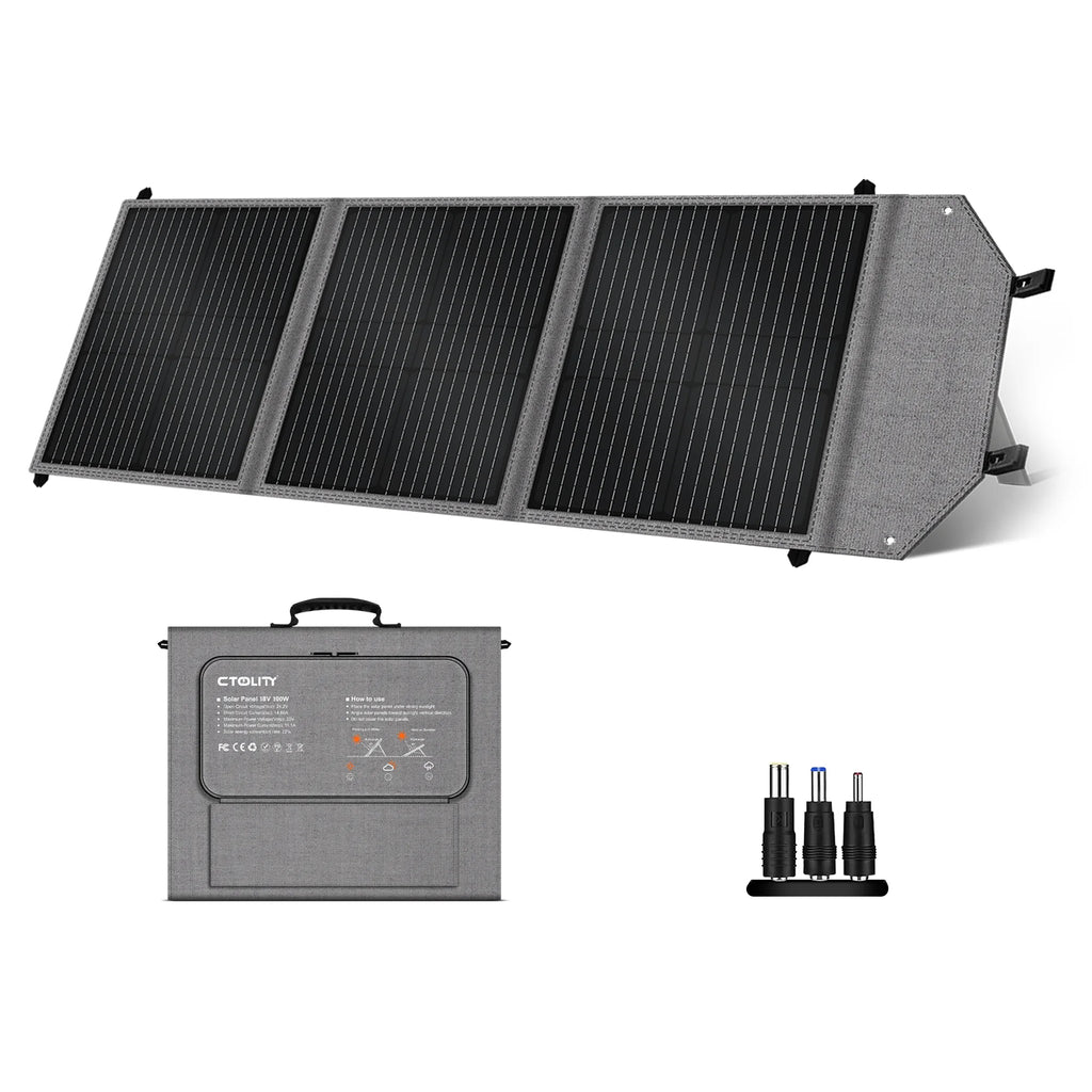500W 200W Power Station With 100W Solar Panel 18V USB TYPE-C Portable Power Bank 345.6Wh 192Wh Lifepo4 Battery Charging Station